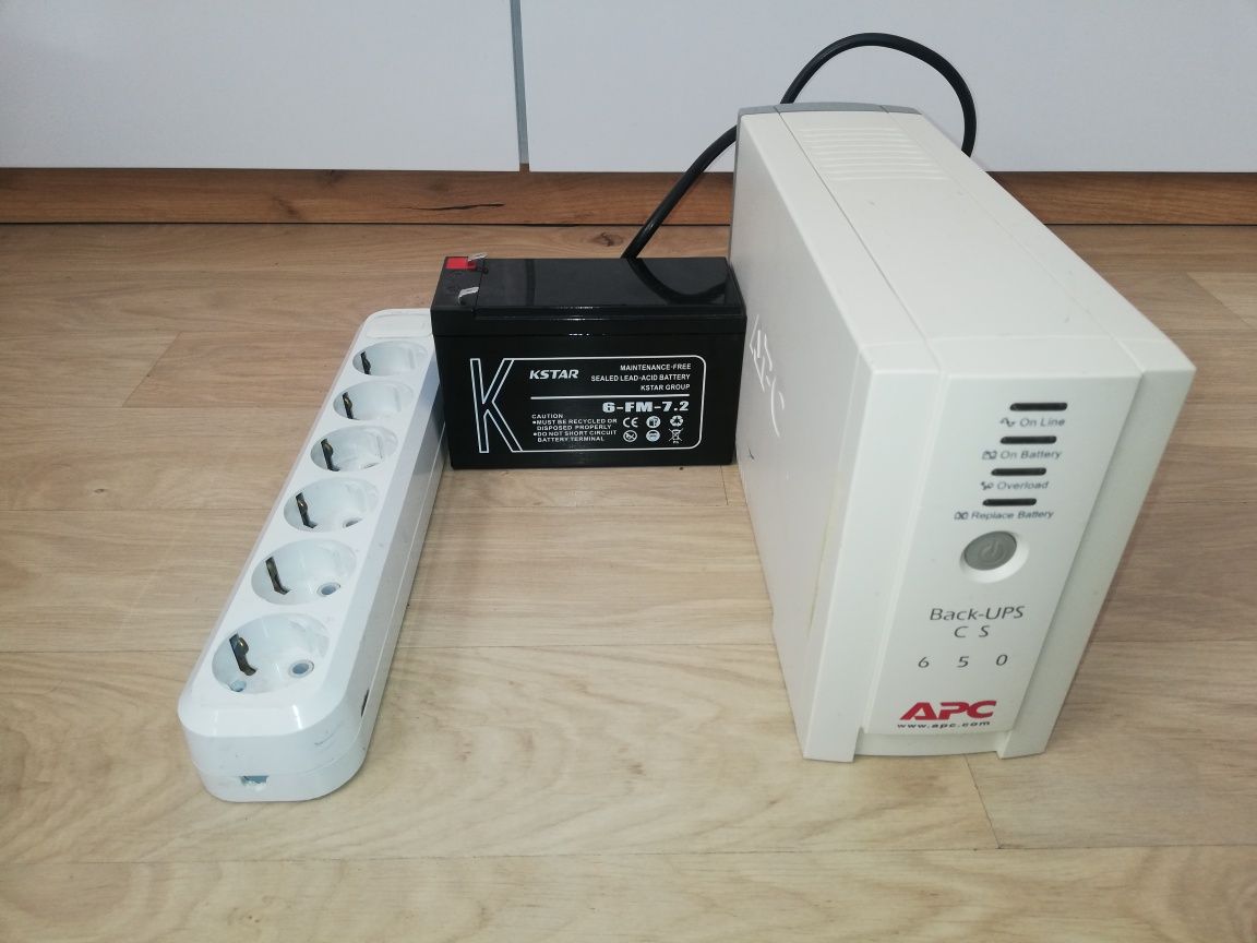 Джерело безперебійного живлення APC Back-UPS CS 650VA (BK650EI)