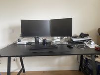 Secretária p/gaming, preto, 160x80 cm