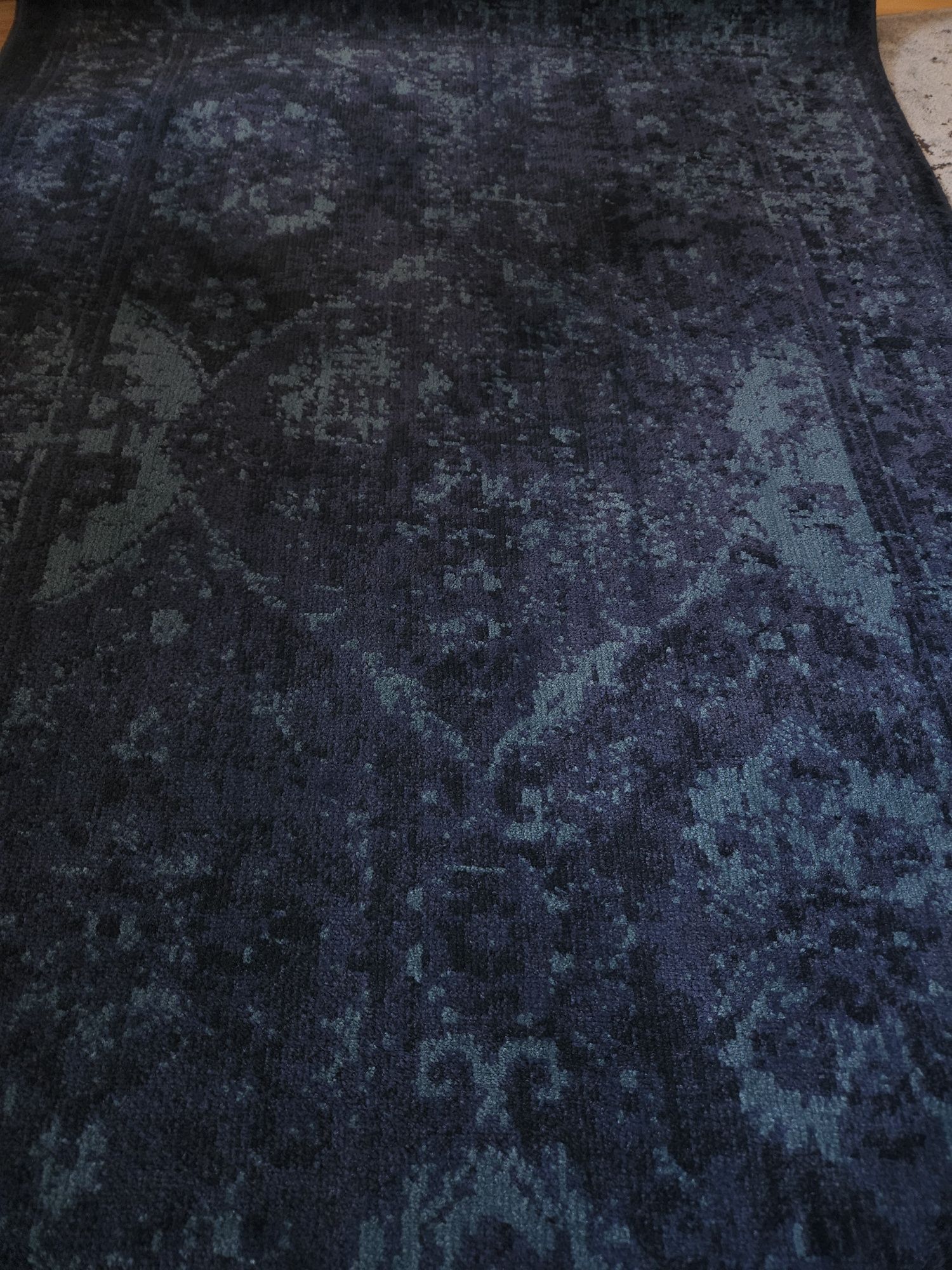 Dywan IKEA chodnik VONSBAK granatowy