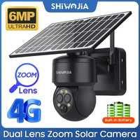 Kamera SHIWOJIA 4g SIM,6MP,3K, panel solarny