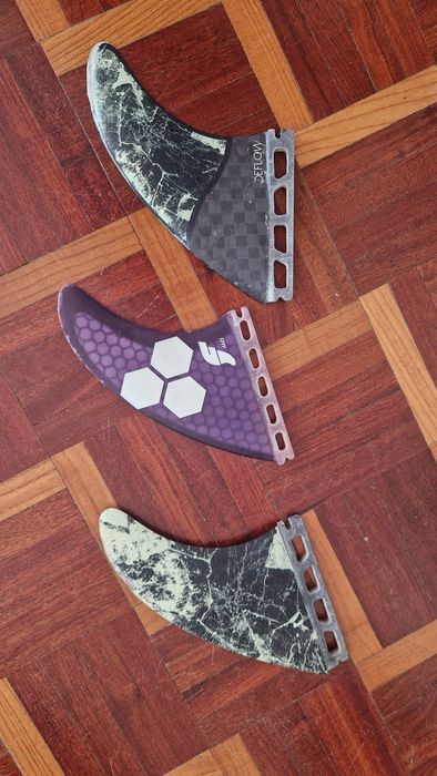 Prancha Surf Pyzel Radius 5.10 27L – Bom Estado, com 3 Quilhas