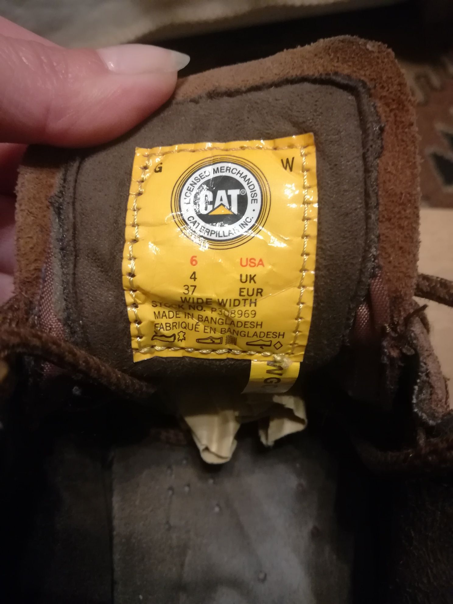 Buty skórzane CAT Caterpillar