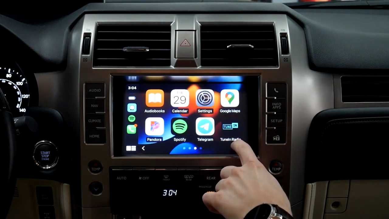 Carplay Android Auto для Lexus GX Toyota Land Cruiser 200 300 Prado