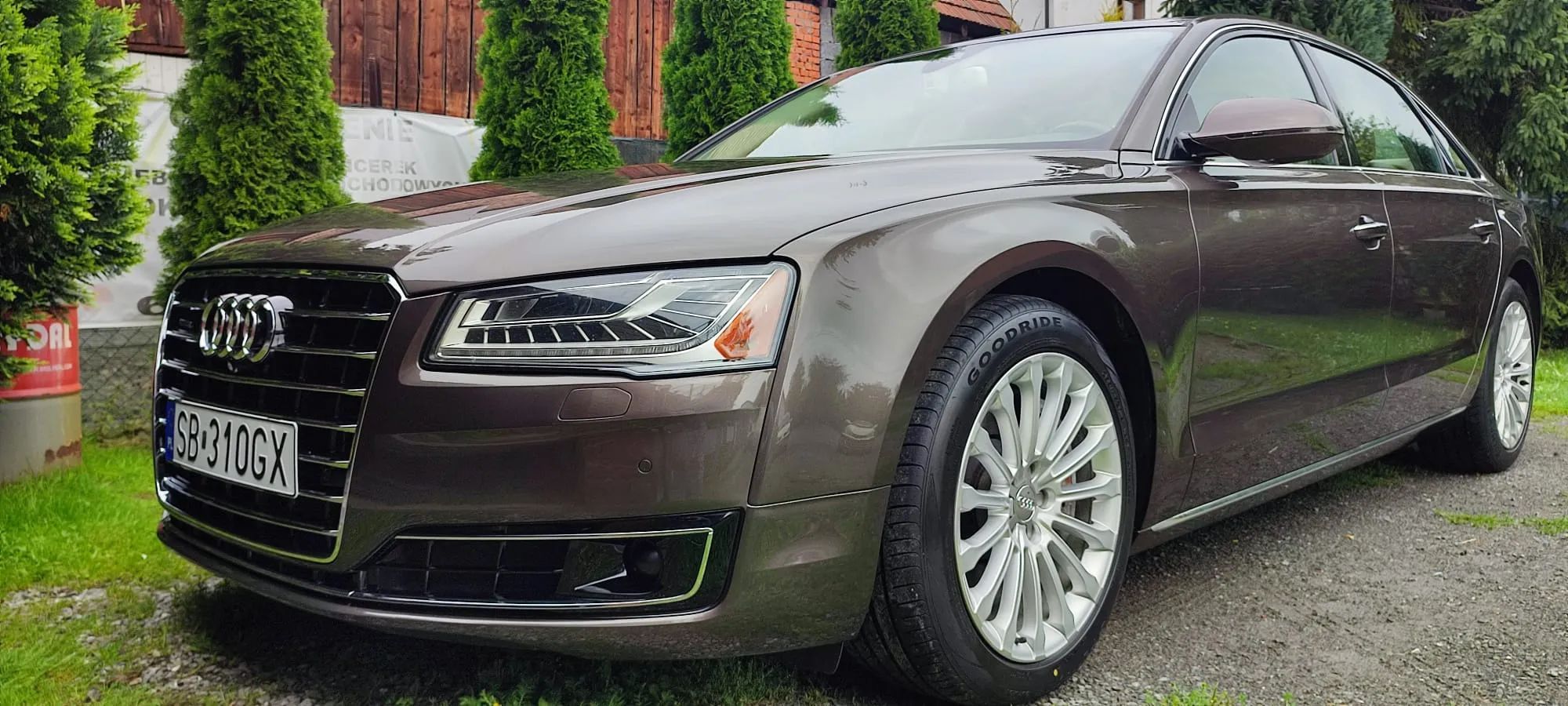 Audi A8 LONG Aluminiowe V8 - 435 KM Luksus Prestiż Elegancja Komfort FULL Wyp.