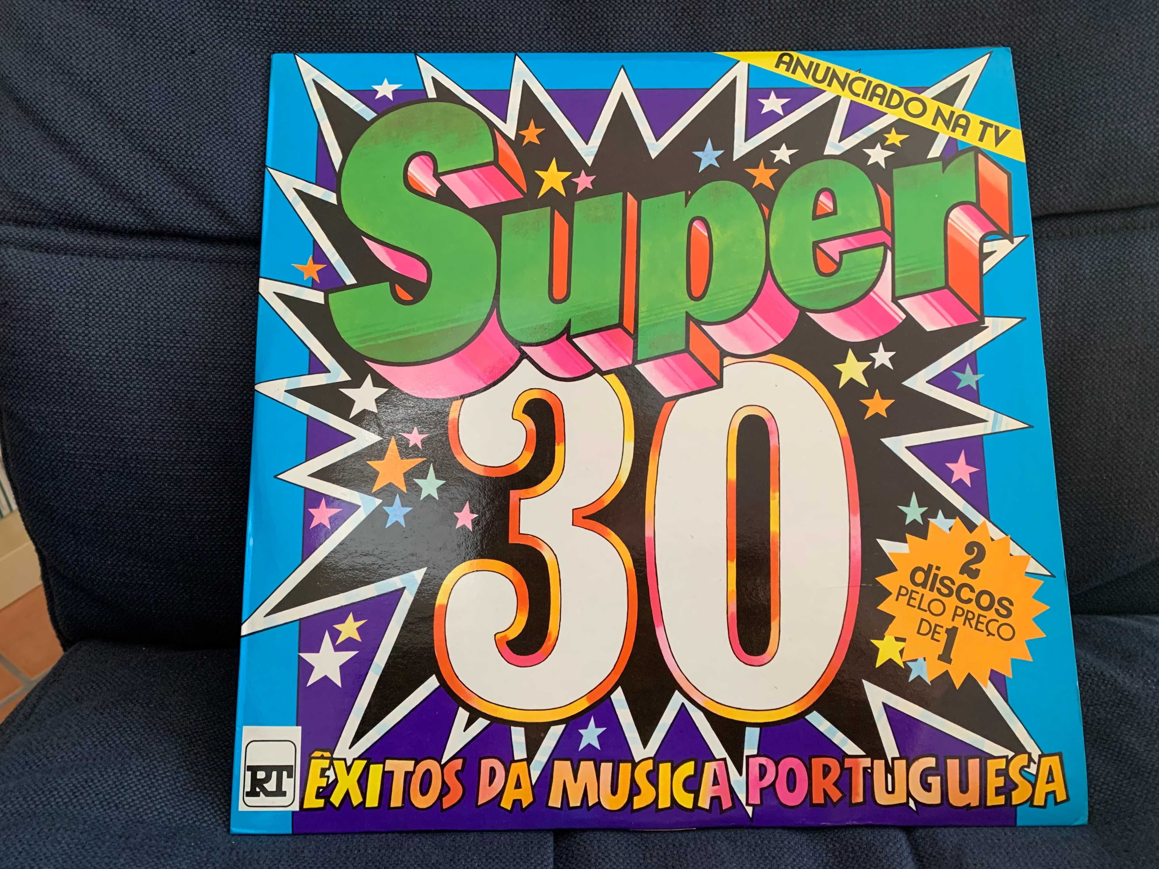Vinil Super 30 Êxitos da Música Portuguesa