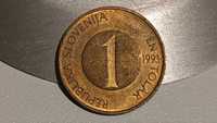 Moneta Słowenia 1 Tolar 1993 r.