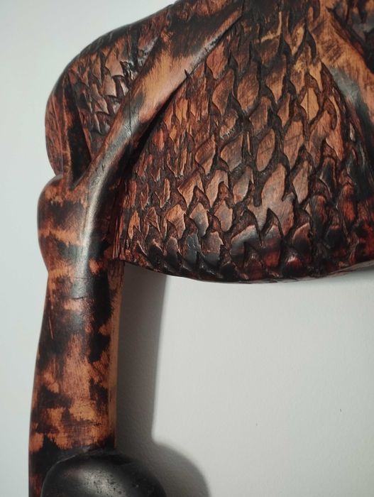 Painel Esculpido Decorativo - Casal Africano