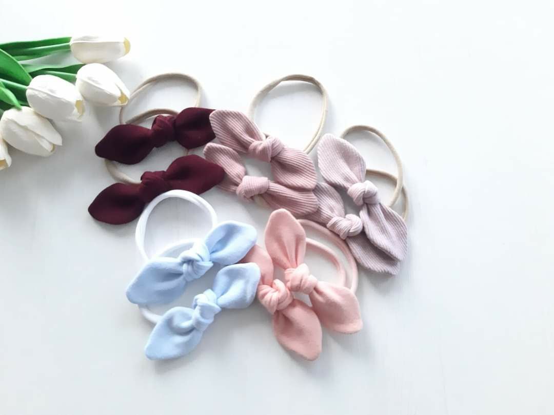 Opaski niemowlęce bezuciskowe na gumce różne wzory