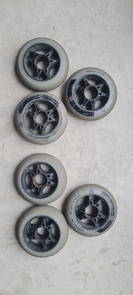 Kółka Powerslide do rolek 3 kołowych 90mm 85A