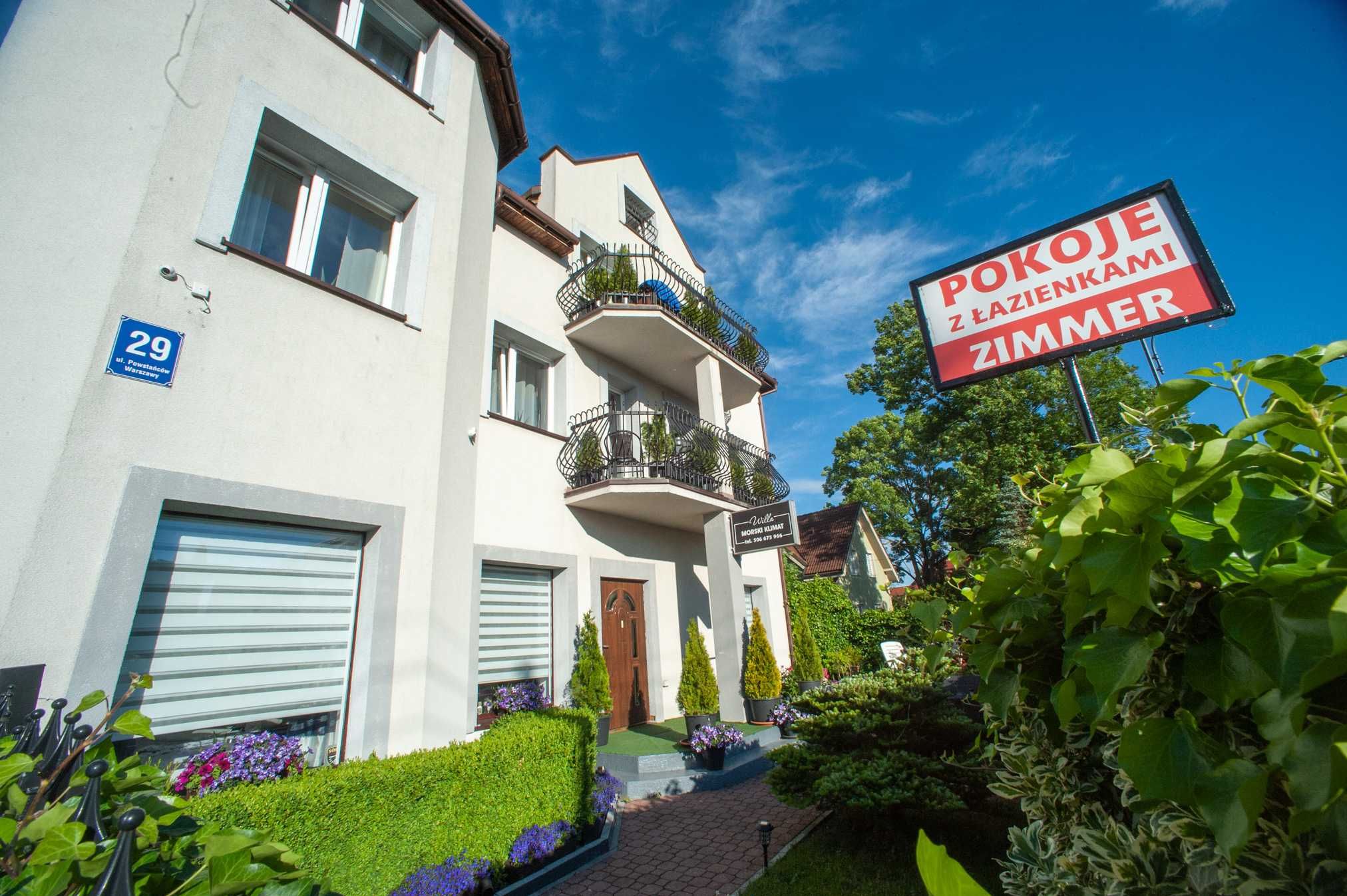 noclegi, domki, apartamenty w centrum 15minut spacerkiem do plaży