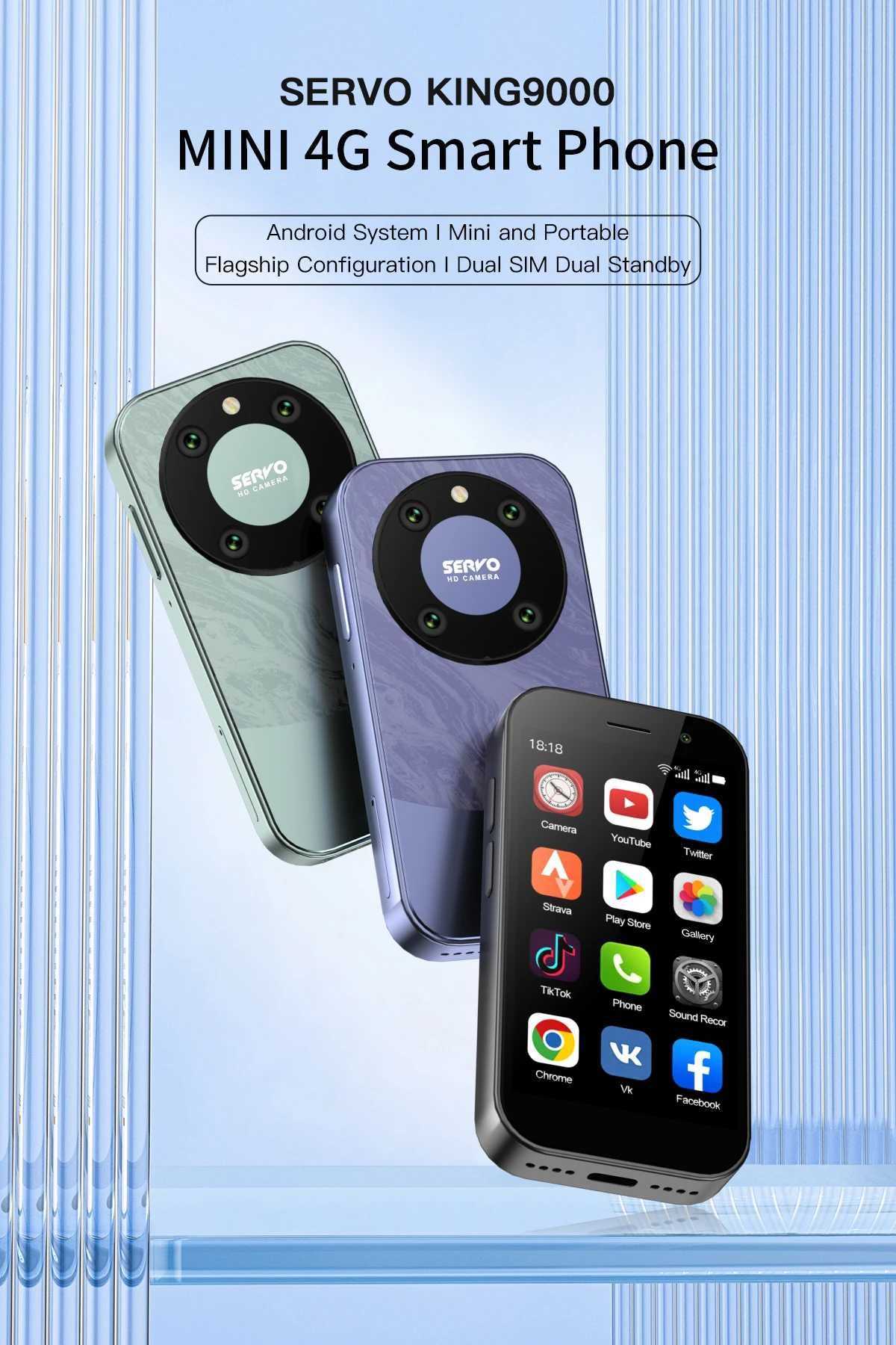 Мини смартфон SERVO KING 9000 2 dual SIM