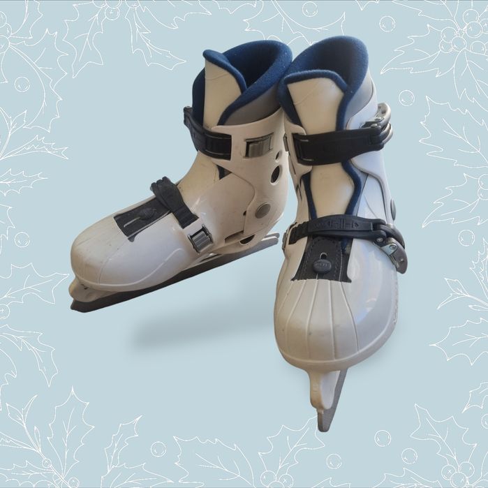 Ковзани дитячі пластикові з регульованим розміром від 30 до 35 р