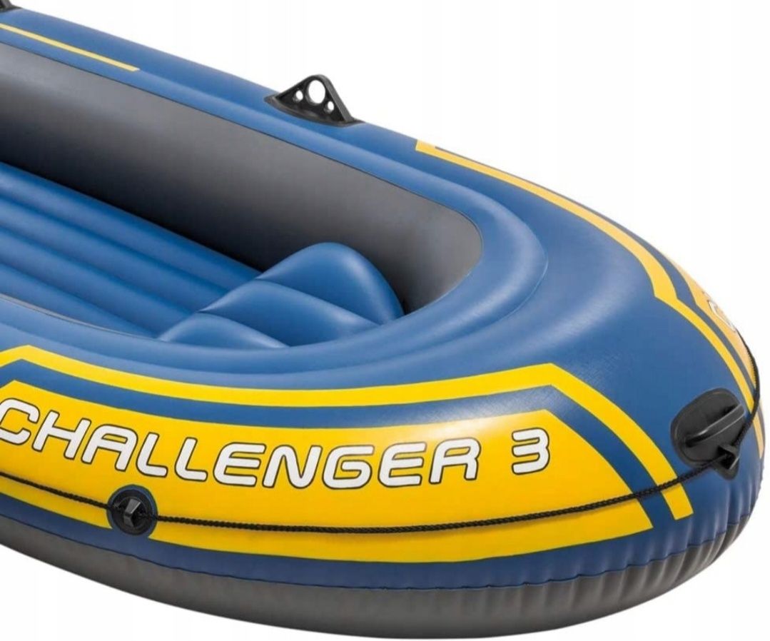 Ponton Intex Challenger 3 Osobowy Wiosła + Pompka
