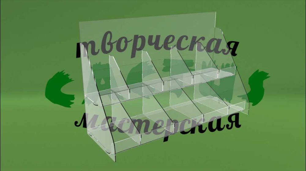 Контейнери акрилові, вітрини з оргскла.