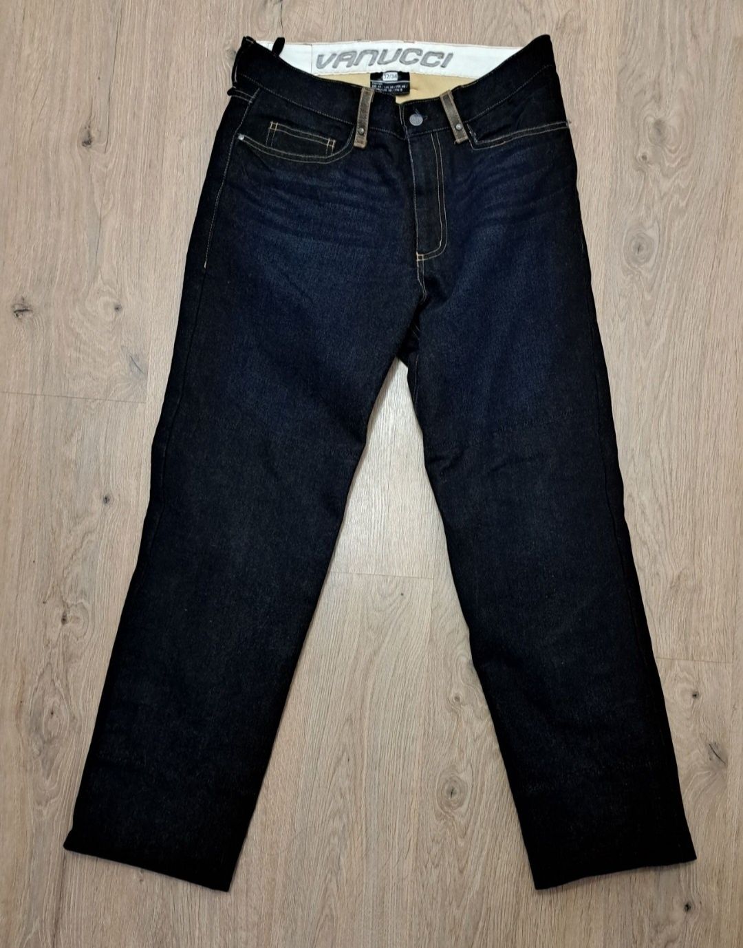 Vanucci 32/34 spodnie motocyklowe jeansowe