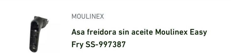 Pega para Fryer Moulinex