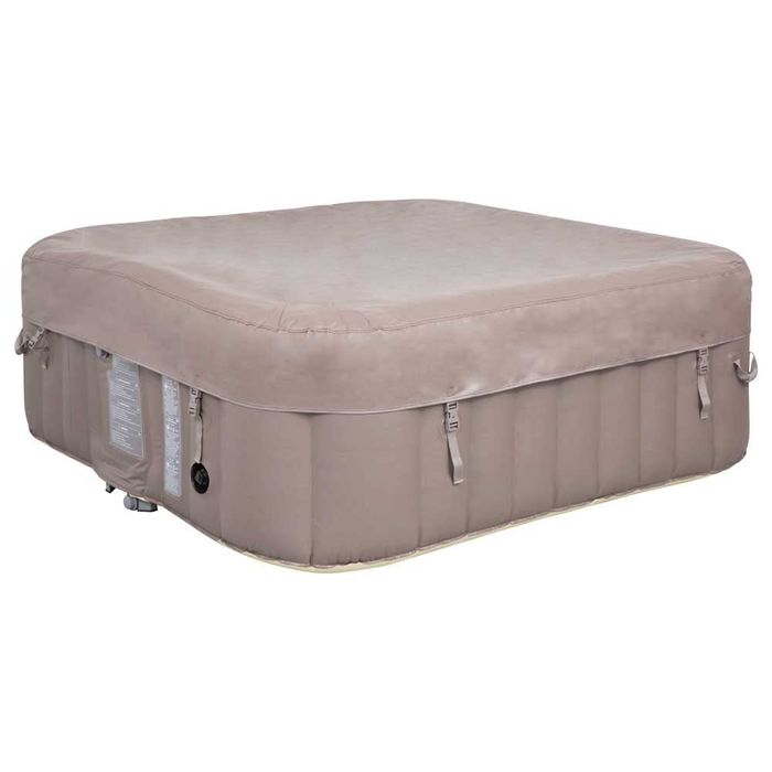 EASE.ZONE Basen Spa Pool 3 z hydromasażem Kwadrat 185X185X65,