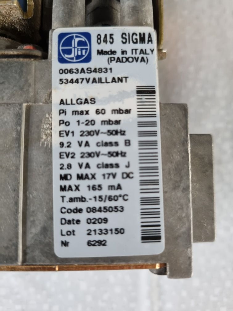 Zawór gazowy Vaillant Sigma 845! Tanio!