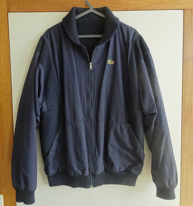Blusão Marca Lacoste Azul Marinho XL (Cardado no Interior)