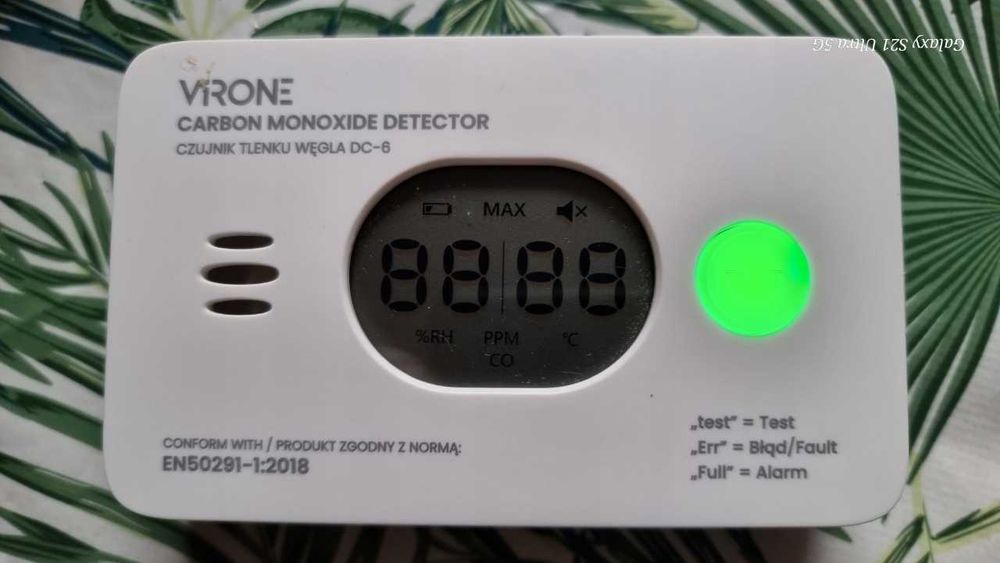 Czujnik Czadu "Tlenku Węgla" Sensor 10 lat NOWY SKUTECZNY
