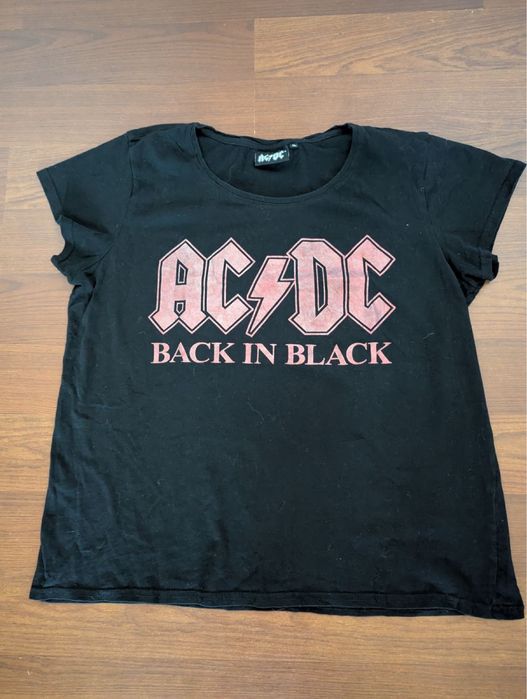Футболка чорна жіноча AC/DC rock рок