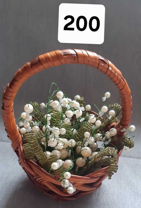 Вироби з бісеру папуга квіти