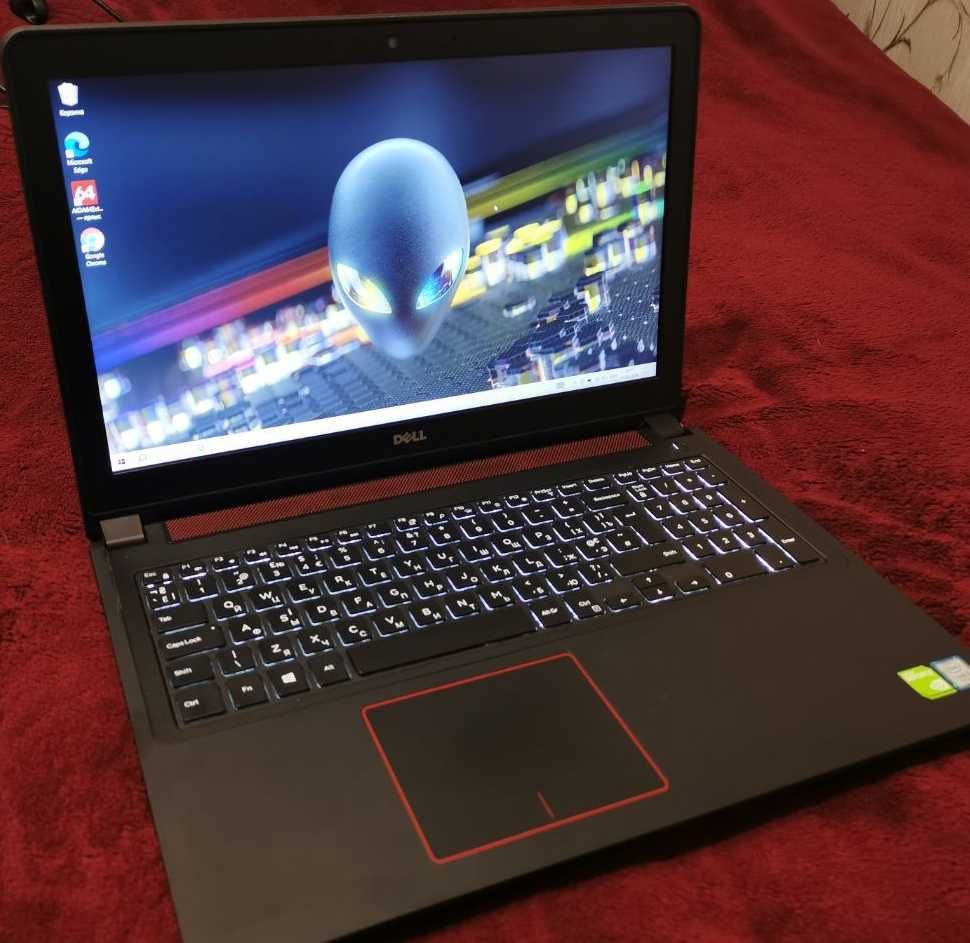 Игровой ноутбук DELL i5-7300 / GTX1050 / FHD 15.6" / SSD 128 / RAM 8