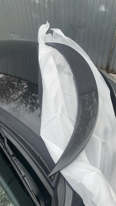 Спойлер багажника BMW 6 F13  БМВ Ф13 Карбон диффузор сплиттер сплiтер