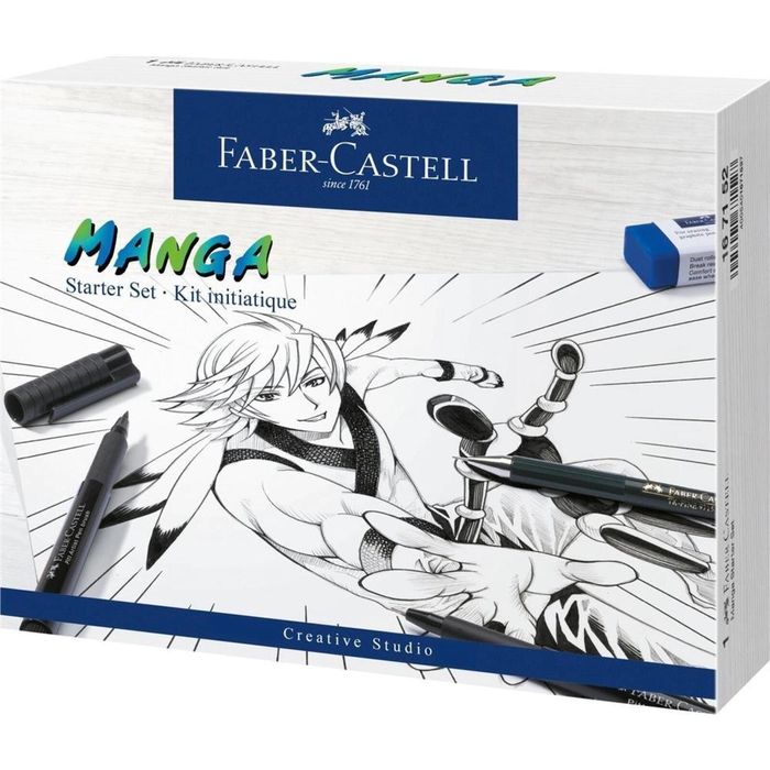 Pisaki Pitt Artist Pen Manga Starter FABER CASTELL Faber Castell pude