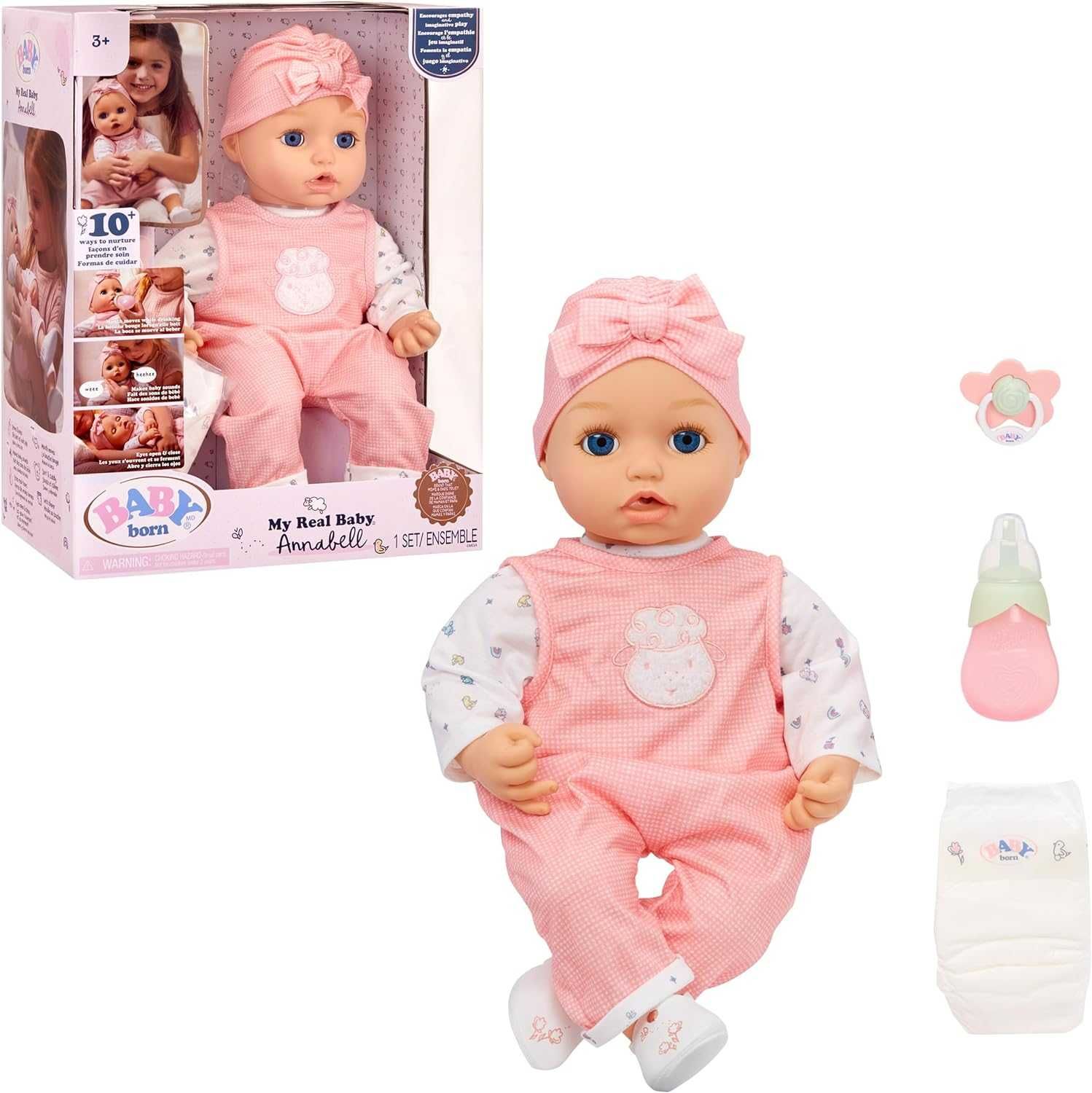 Реалістична лялька Baby Born My Real Baby Doll Annabell Бебі Борн 43см