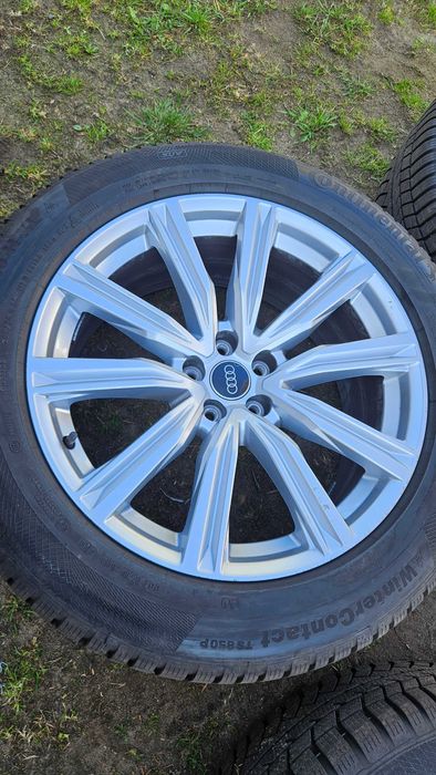 audi q8 q7 felgi 20 cali 265/50/20 zimowe continental xl