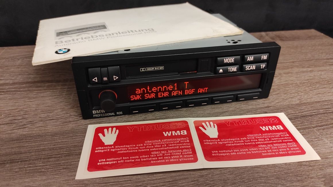 radio BMW Professional RDS BE 2450 E36 Z2 E24 E23 E31 Z1 E32 E30 E27 E