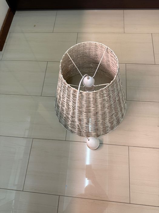 Wisząca lampa wiklinowa o średnicy 50cm