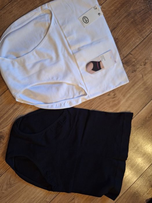 Majtki ściągające 48/50 białe sa nowe