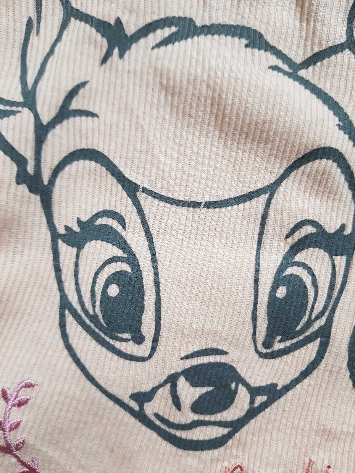 Disney Baby Primark bluzeczka Bambi i Tuptuś  12-18 różowa 86 cm