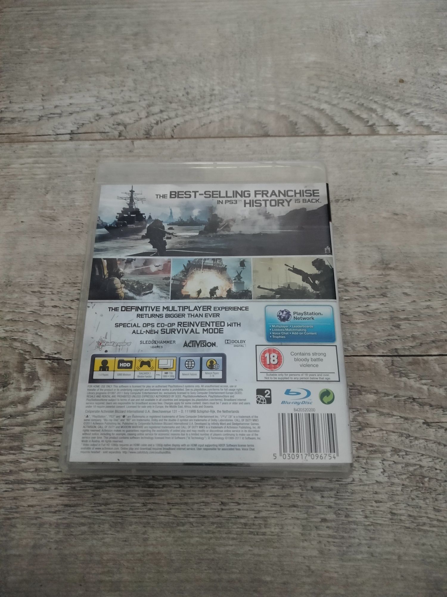 Gra call of duty mw3 ps3