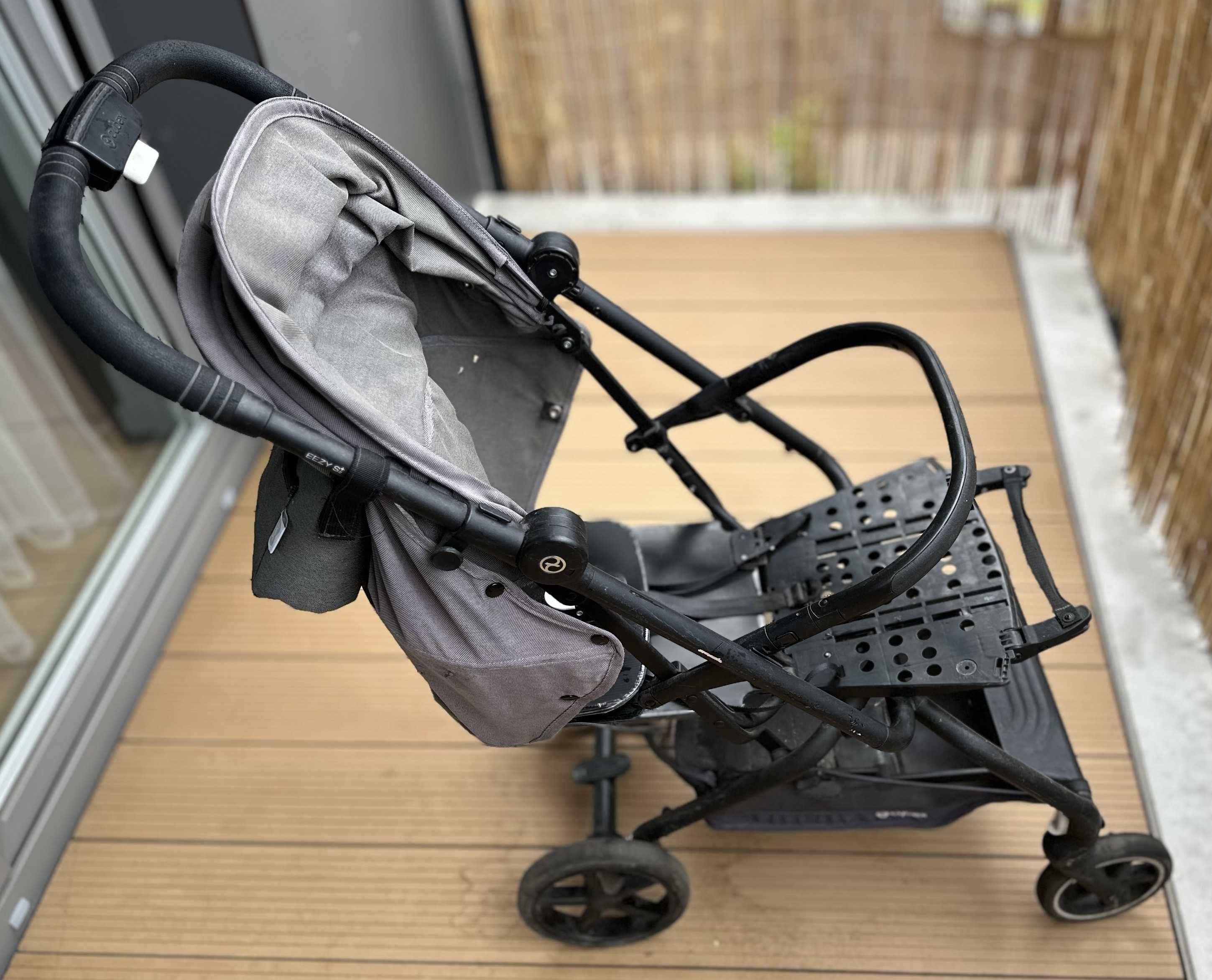 CYBEX EEZY S PLUS+ 2 Wózek + Śpiworek + Osłona przeciwdeszczowa