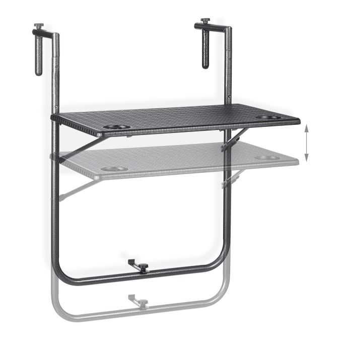 Stolik balkonowy relaxdays