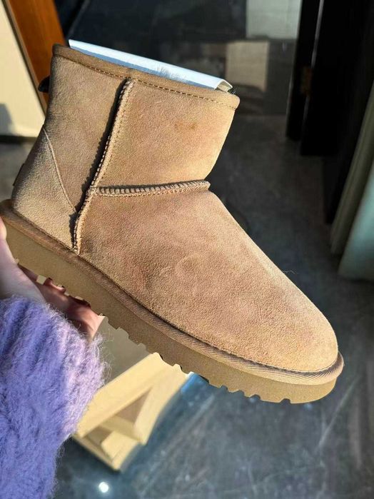 Buty dziecięce CiepłeUGG_Classic Mini II skóra naturalna R.38