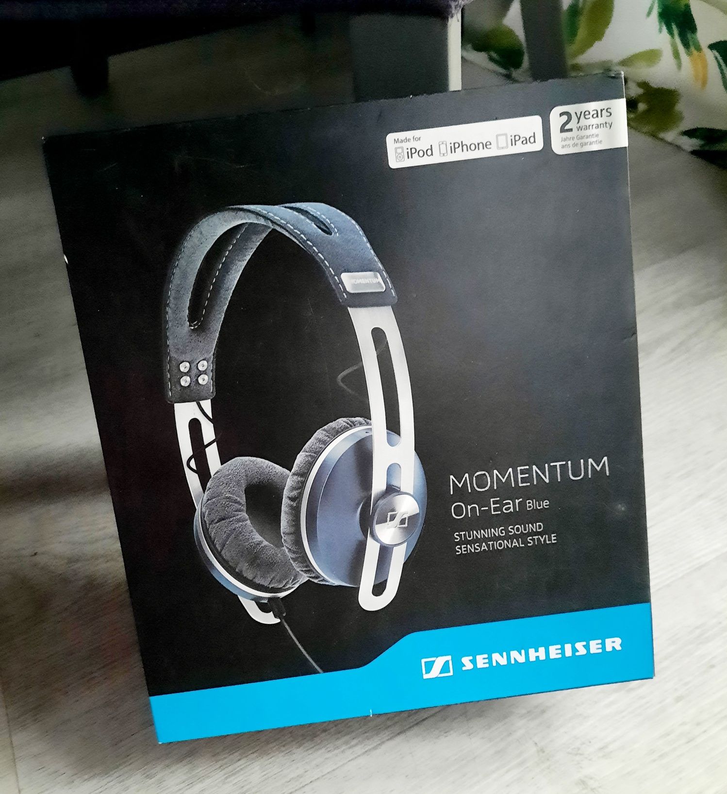 Nowe słuchawki Sennheiser MOMENTUM ON EAR Blue