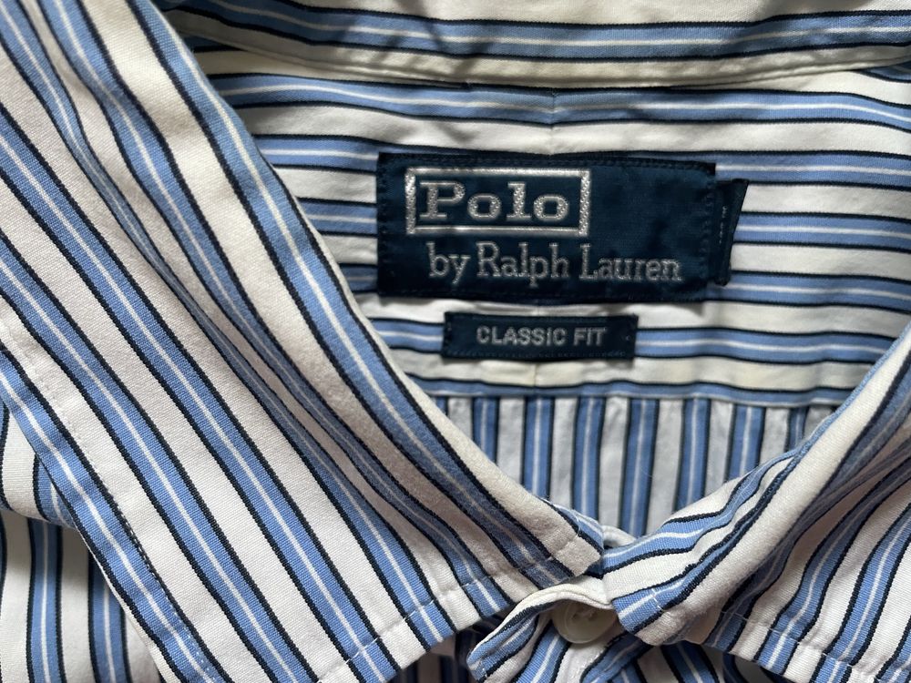 Ralph Lauren męska koszula w paski, rozmiar L