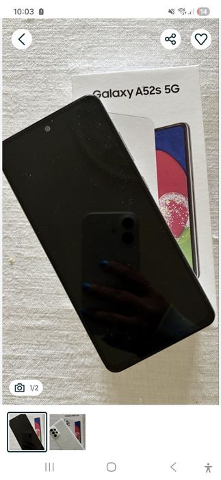 Samsung a52 5g  com Caixa e extras