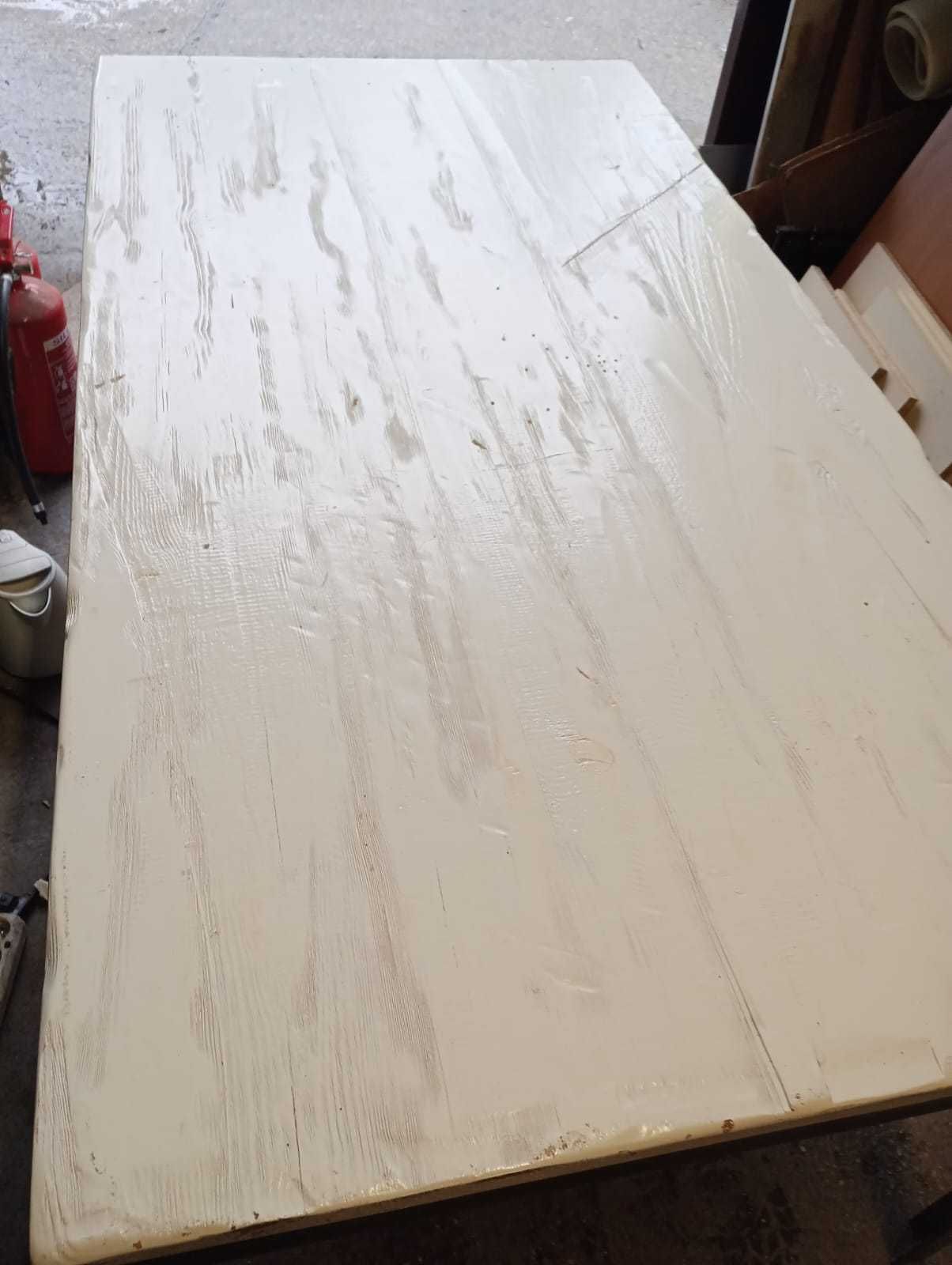 Stół drewniany biały 90x170cm stoły do domu salonu jadalni hotelu