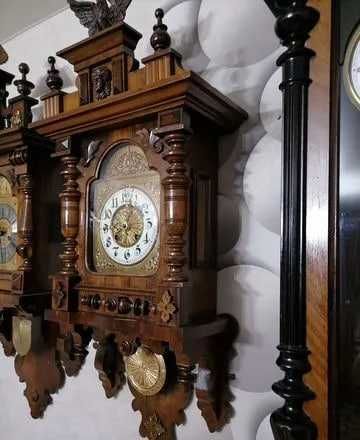 Antyczny zegar ścienny Gustav Becker
