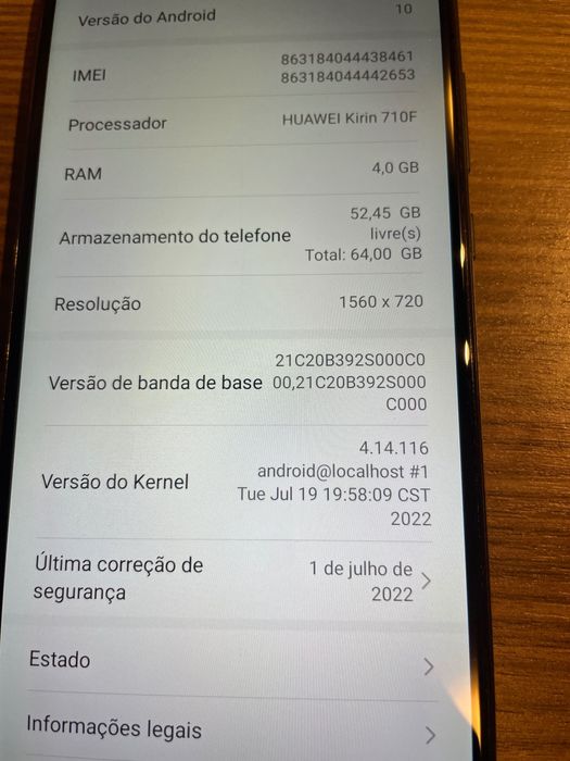 Vendo Huawei p40 lite