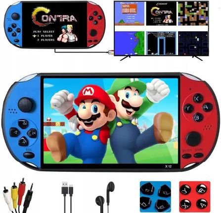 Nowa KONSOLA Mario switch Gra Retro Karta 8gb x12 10w1 + dodatki !!