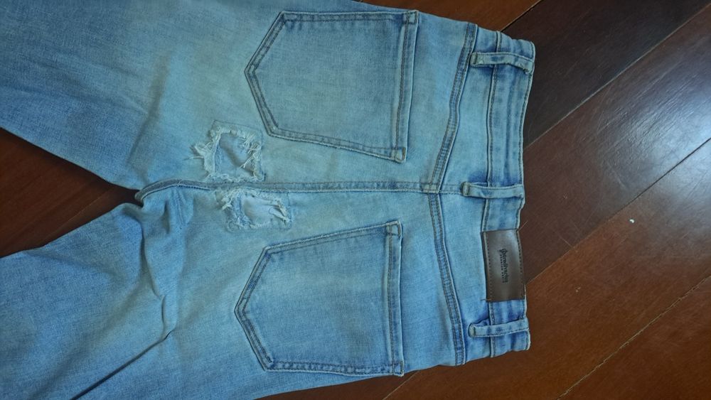 Calças ganga Tam 34