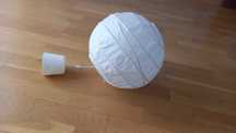Papierowa lampa wisząca z ikea