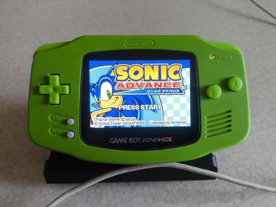 Game Boy Advance (GBA) usb C akumulator 1800mah Ekran IPS