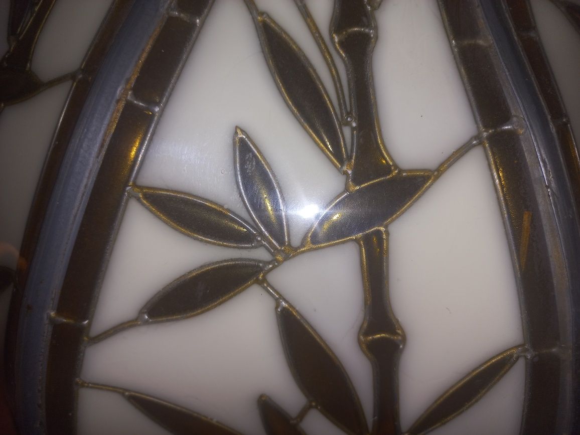 Candeeiro vitral estilo tiffany